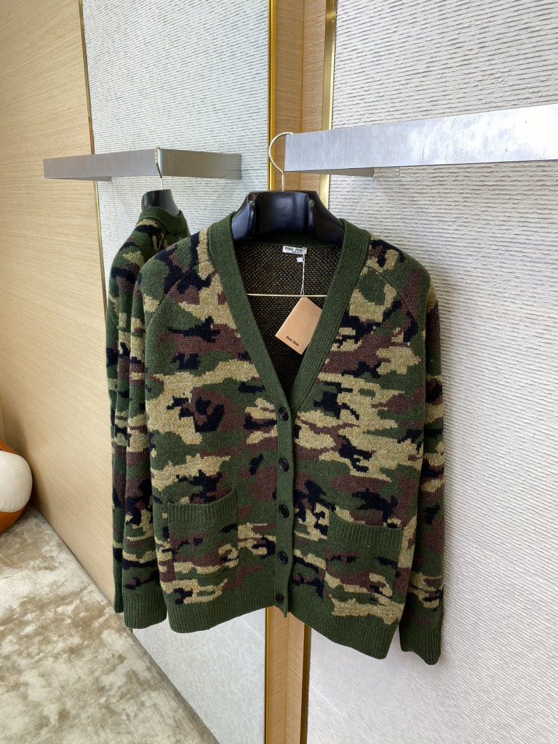 Miu Miu Camouflage Knit Cardigan 6