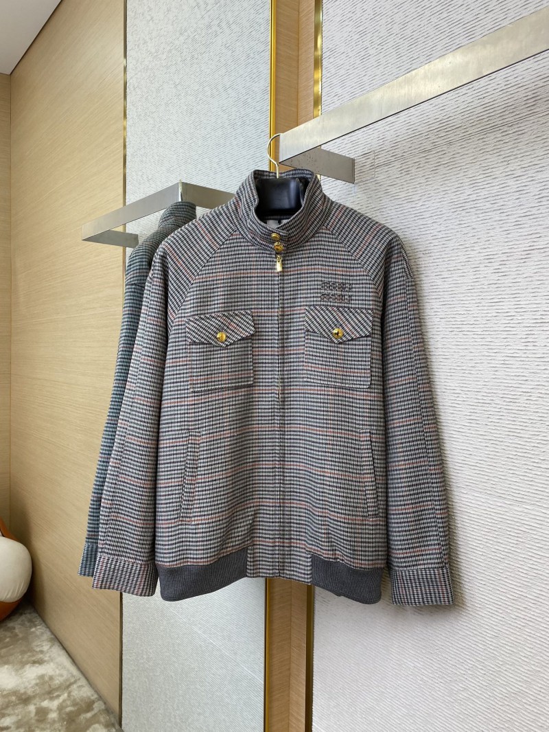 Miu Miu Patch Embroidered Grey Jacket Jacket 3