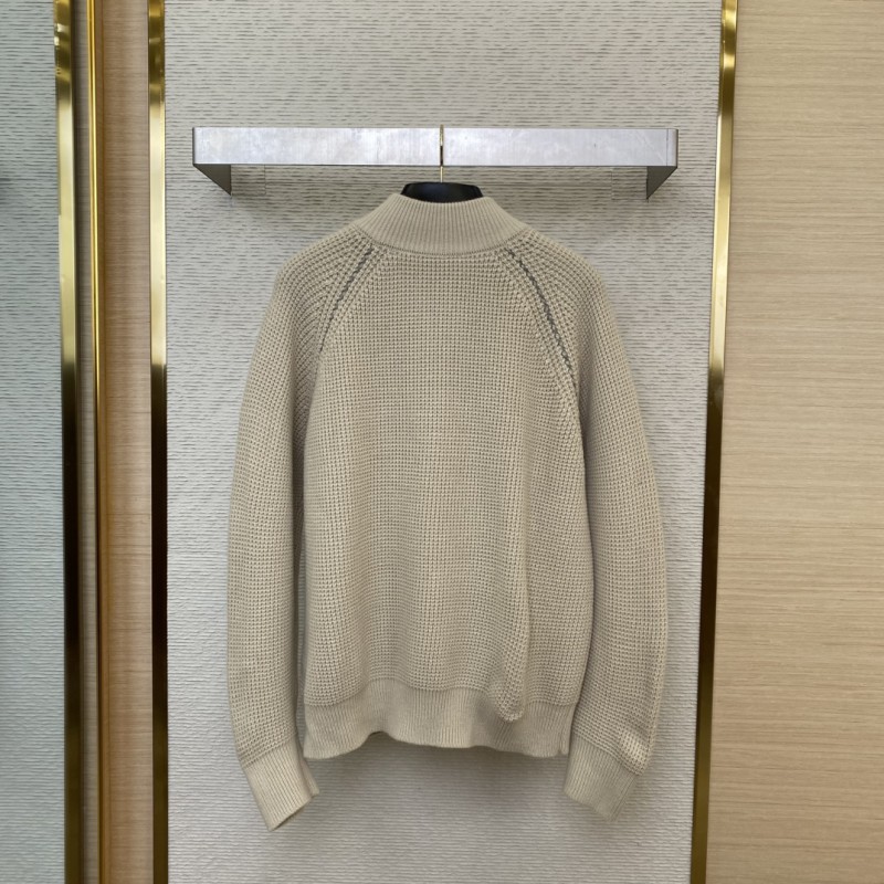 Dior knitted wool half-zip jumper 1
