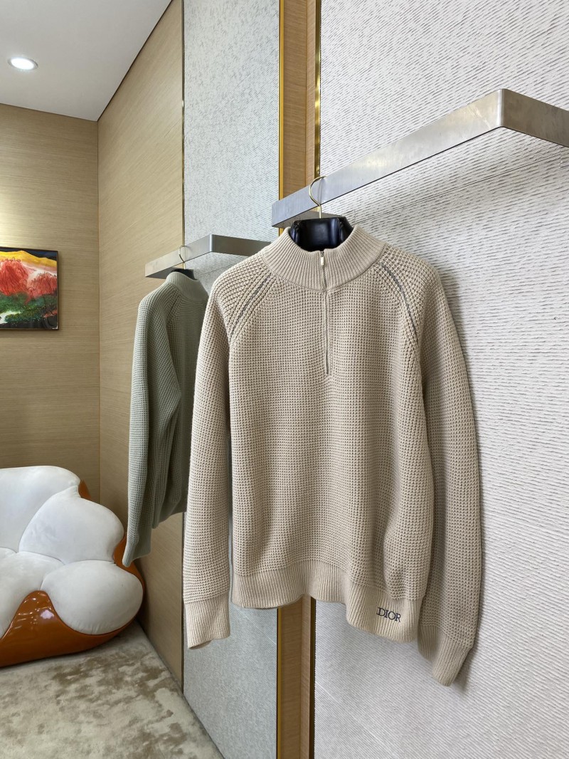 Dior knitted wool half-zip jumper 2