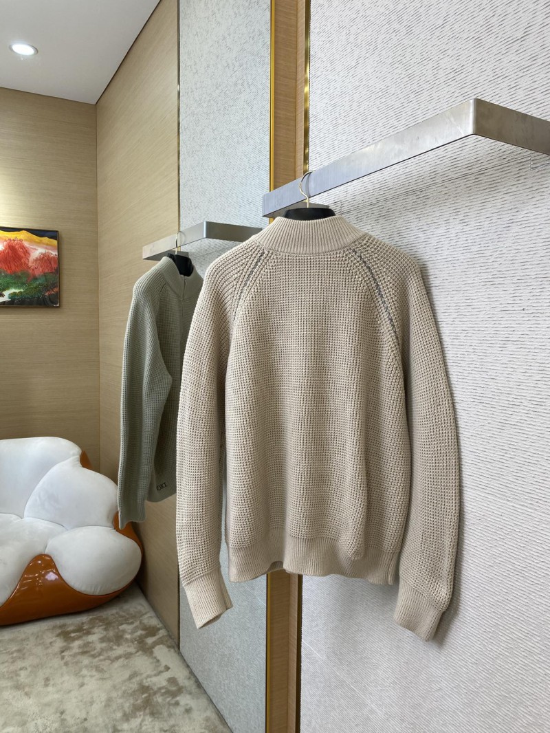 Dior knitted wool half-zip jumper 3
