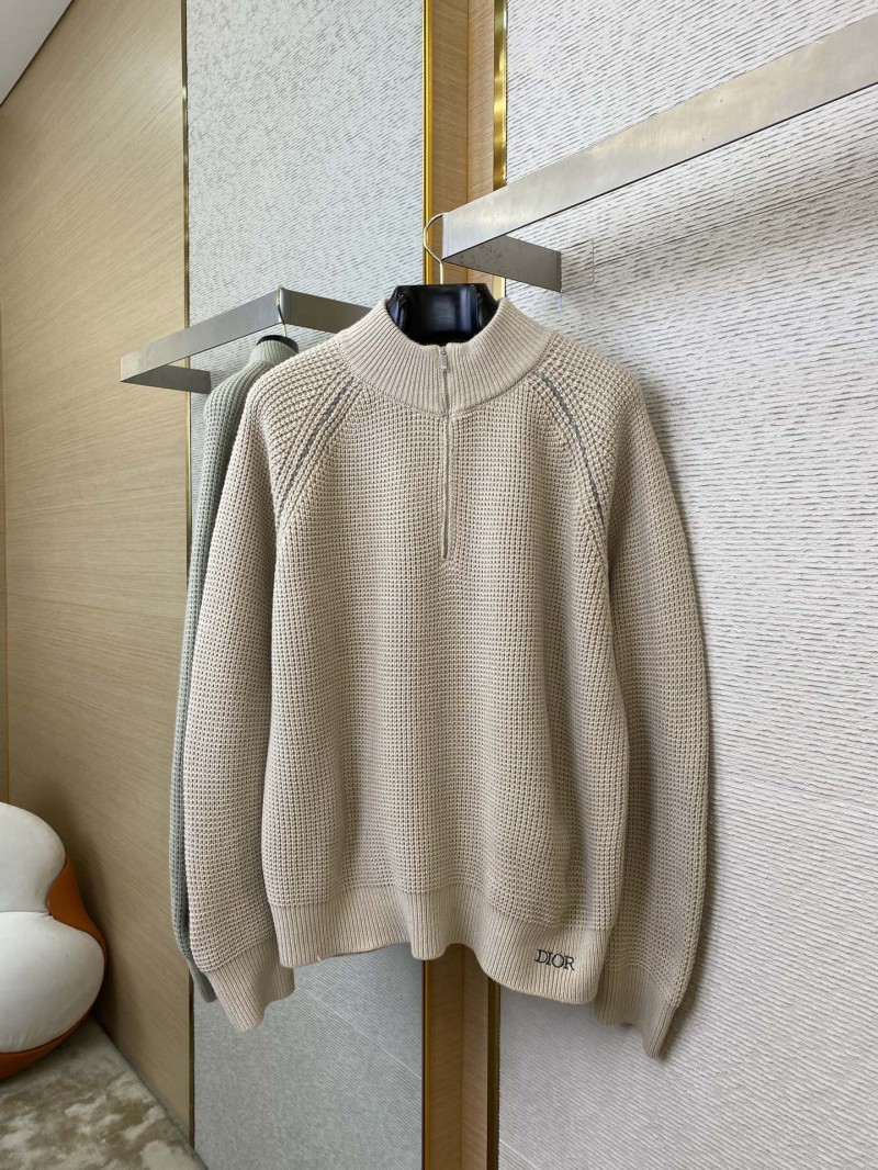 Dior knitted wool half-zip jumper 4