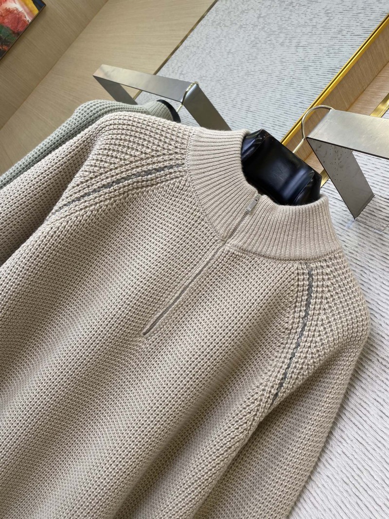 Dior knitted wool half-zip jumper 5