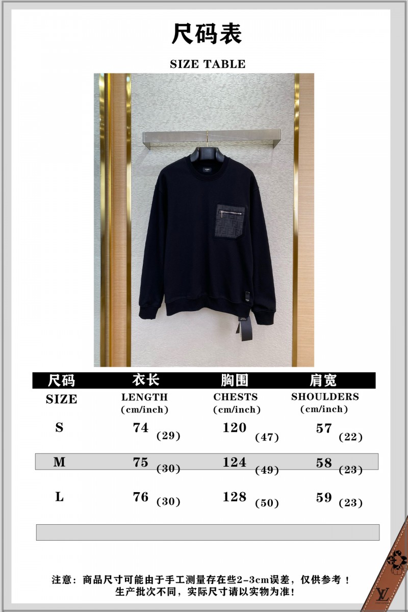 Fendi Double F pockets Sweatshirt 9