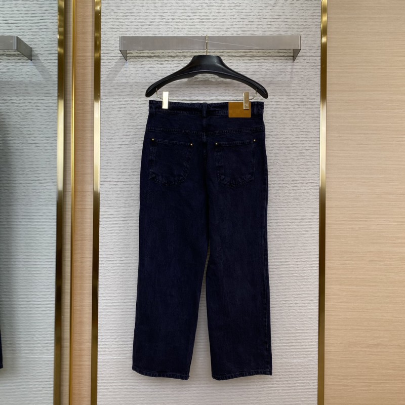 LV Tessellated Denim Trousers 1
