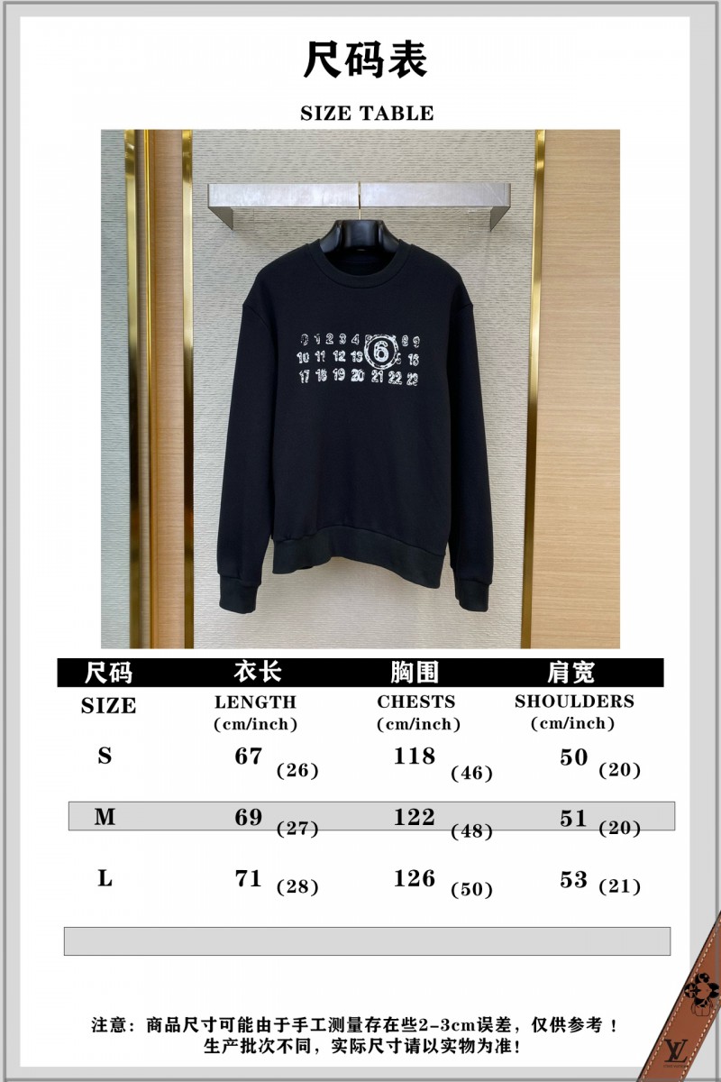 Maison Margiela Digital Print Crew Neck Sweatshirt 9