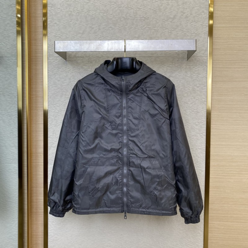 LV Reversible checkerboard Jacket Coat 2