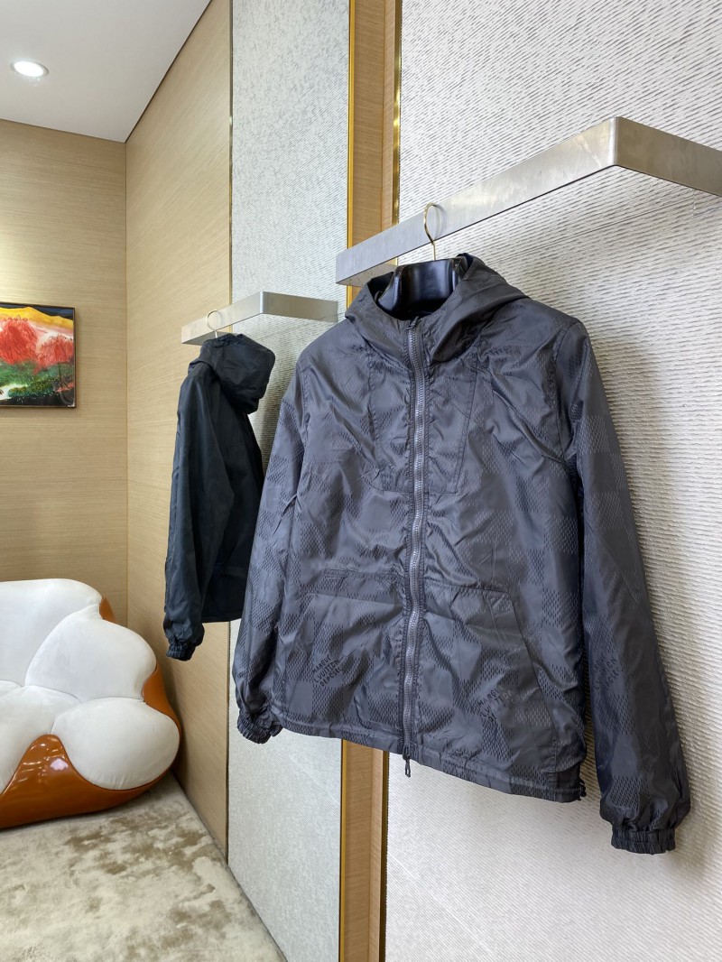 LV Reversible checkerboard Jacket Coat 6