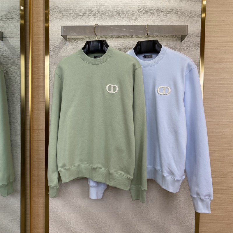 Dior Logo Sweatshirt Sky Blue 1