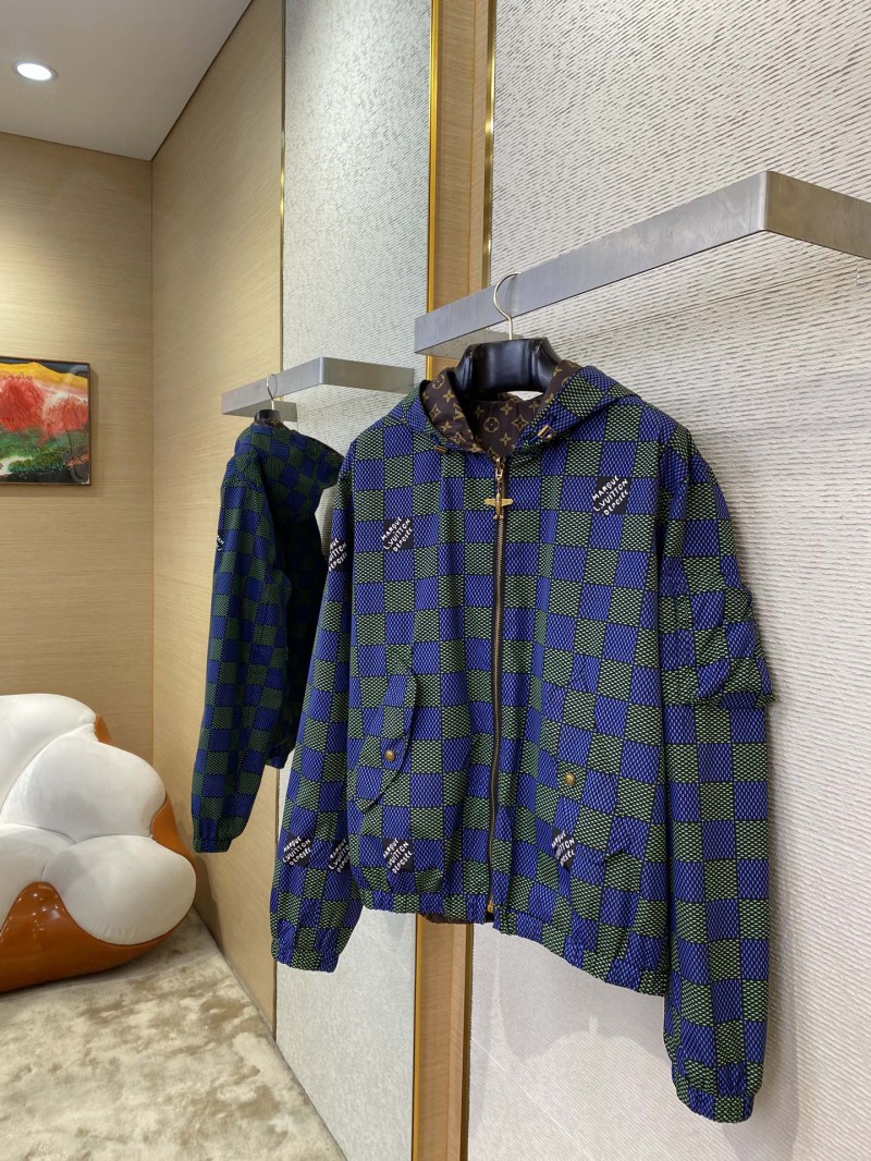 LV Reversible Windproof Jacket Coat 4