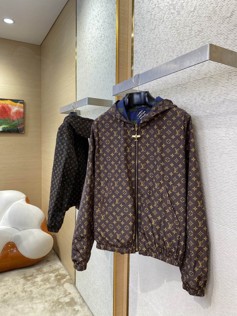 LV Reversible Windproof Jacket Coat 6