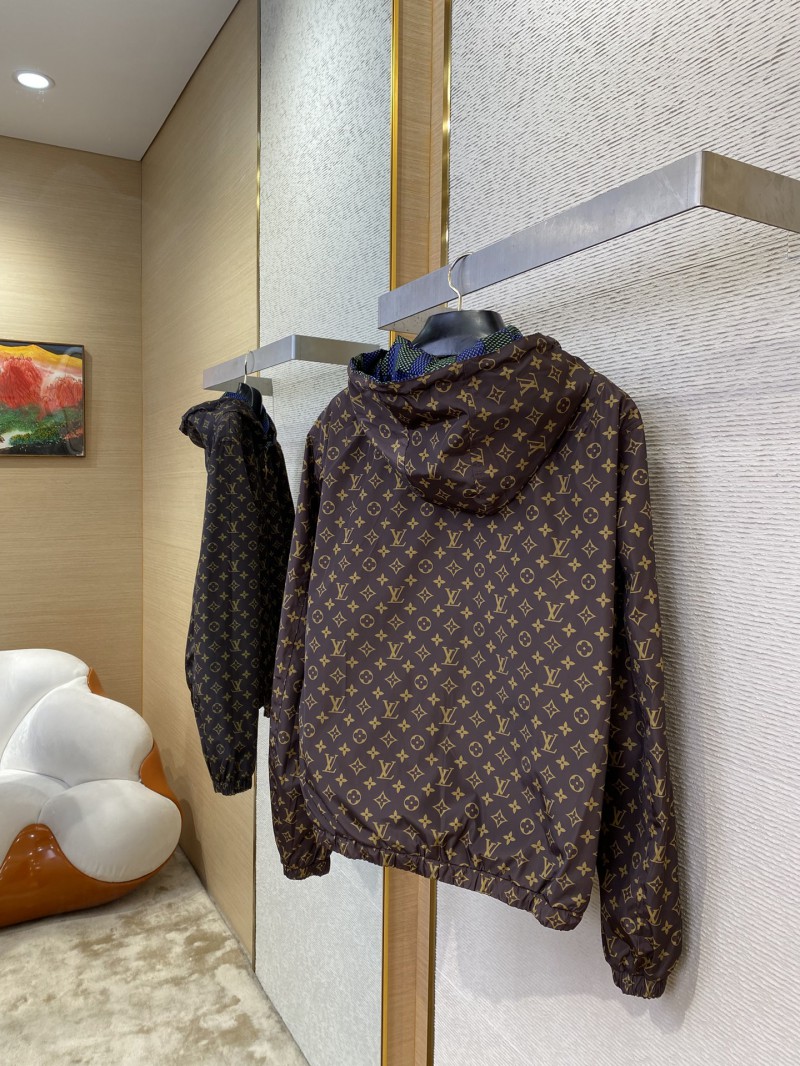 LV Reversible Windproof Jacket Coat 7