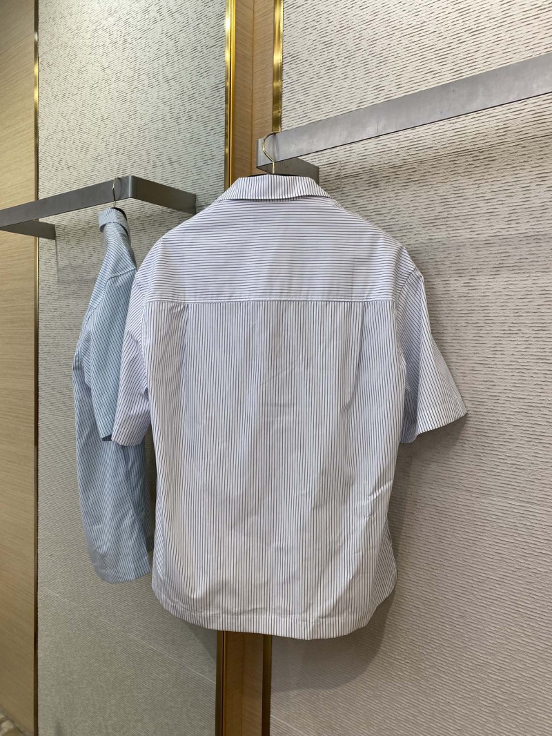 Gucci Logo Embroidered Short Sleeve Shirt 6