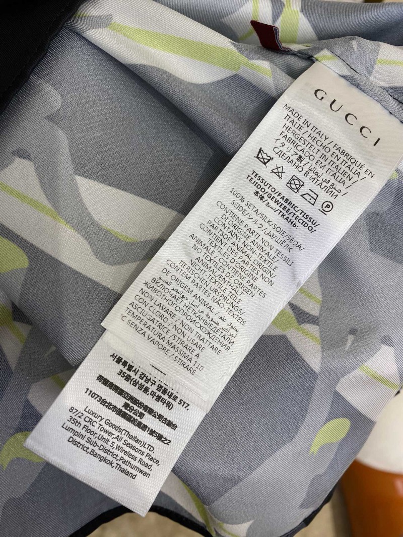 Gucci Surf Print Silk Short Sleeve Shirt 8