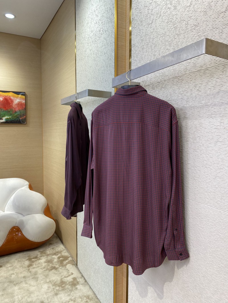 Balenciaga Check Lapel Shirt 3