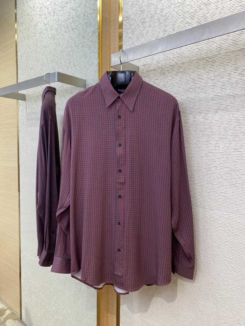 Balenciaga Check Lapel Shirt 4