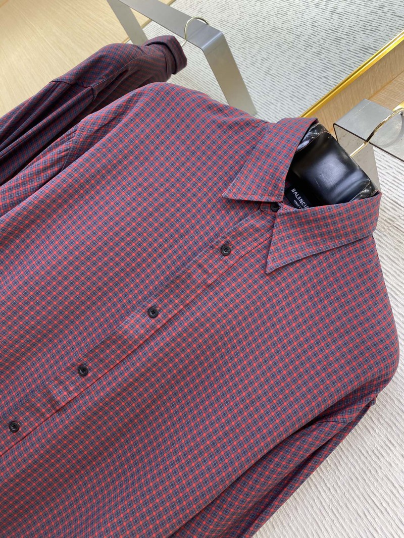 Balenciaga Check Lapel Shirt 5