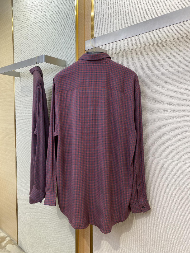 Balenciaga Check Lapel Shirt 6