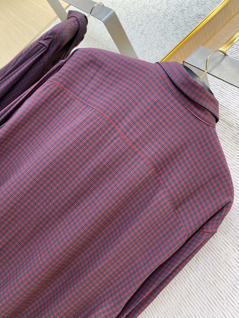 Balenciaga Check Lapel Shirt 7