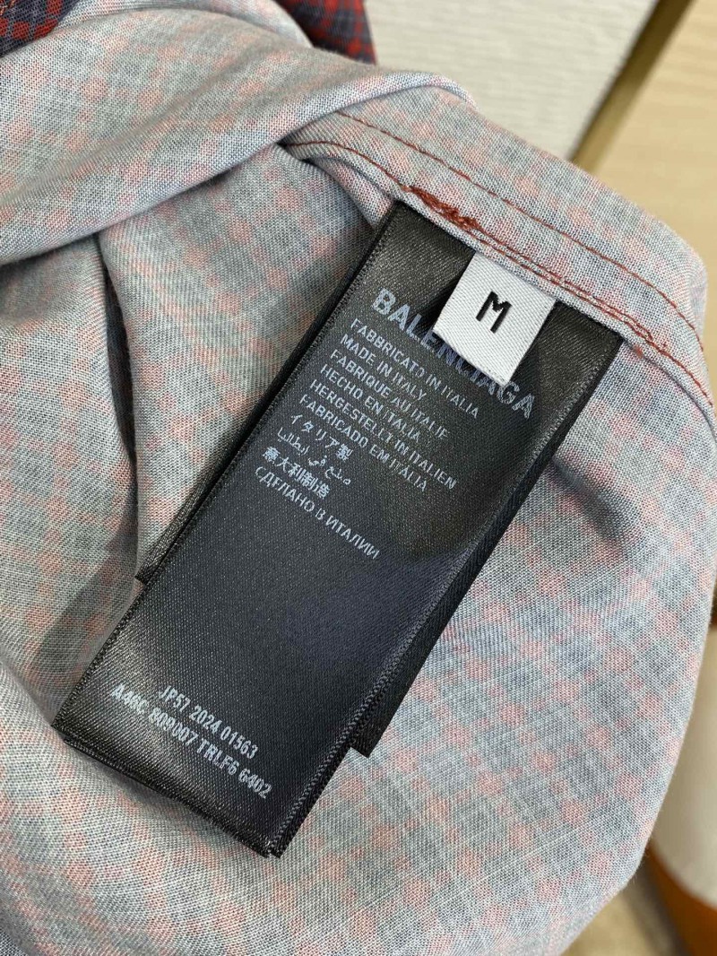Balenciaga Check Lapel Shirt 8