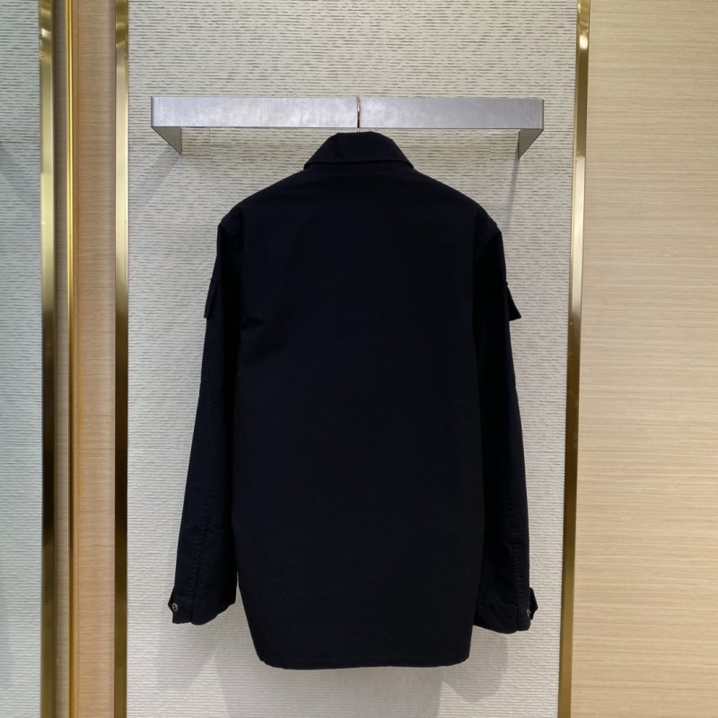 Balenciaga Lapel Work Jacket Coat 1 1