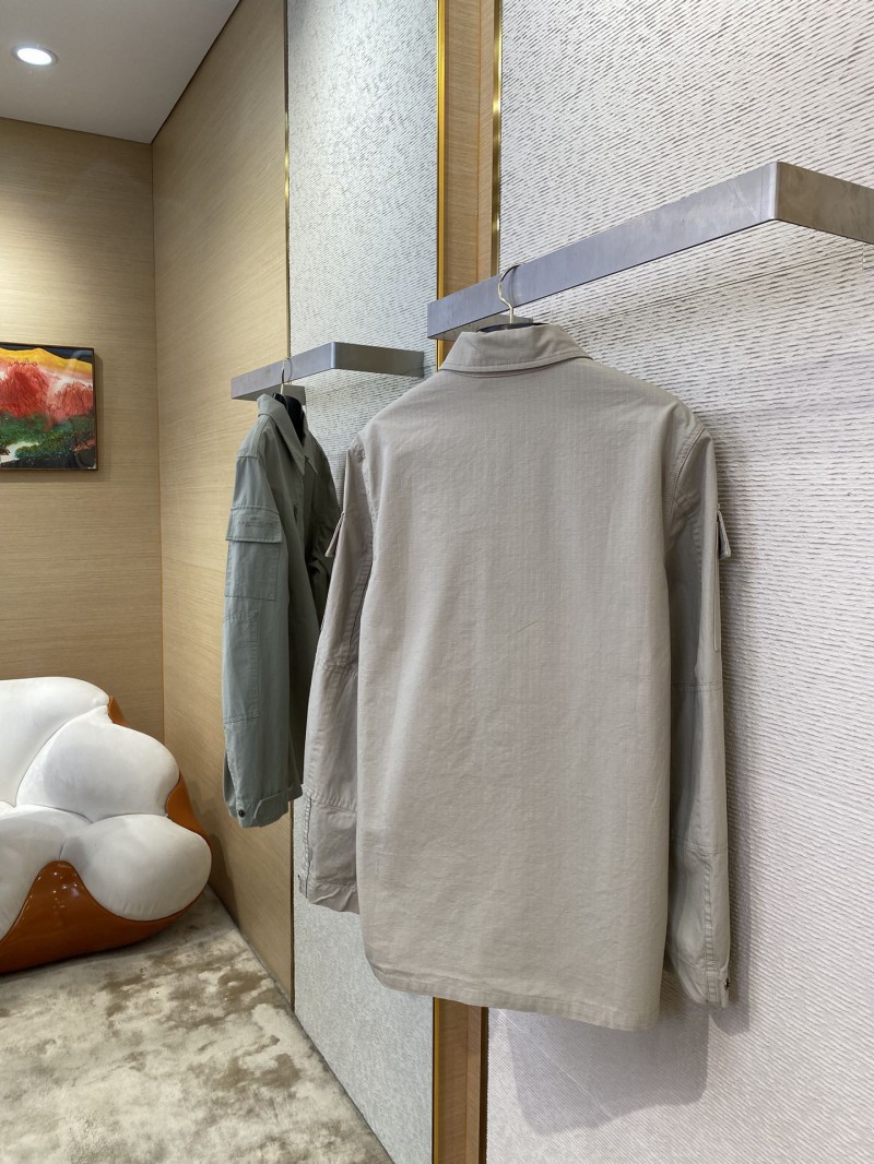 Balenciaga Lapel Work Jacket Coat 2 3