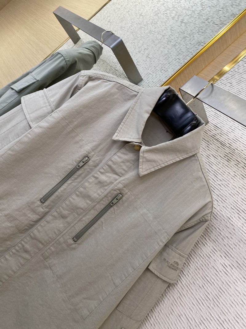 Balenciaga Lapel Work Jacket Coat 2 5