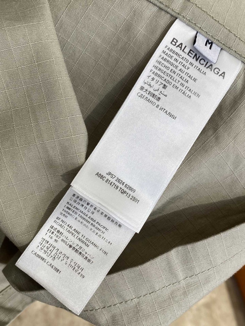 Balenciaga Lapel Work Jacket Coat 2 8