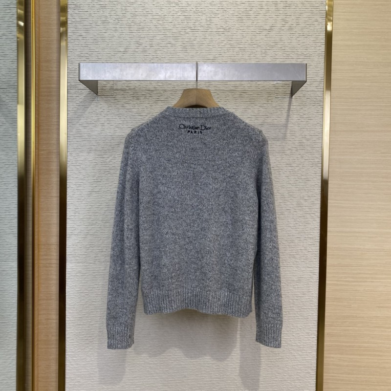 Dior Pentagram studded crew neck jumper 1