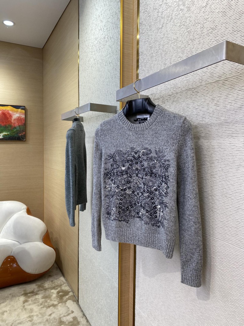 Dior Pentagram studded crew neck jumper 2