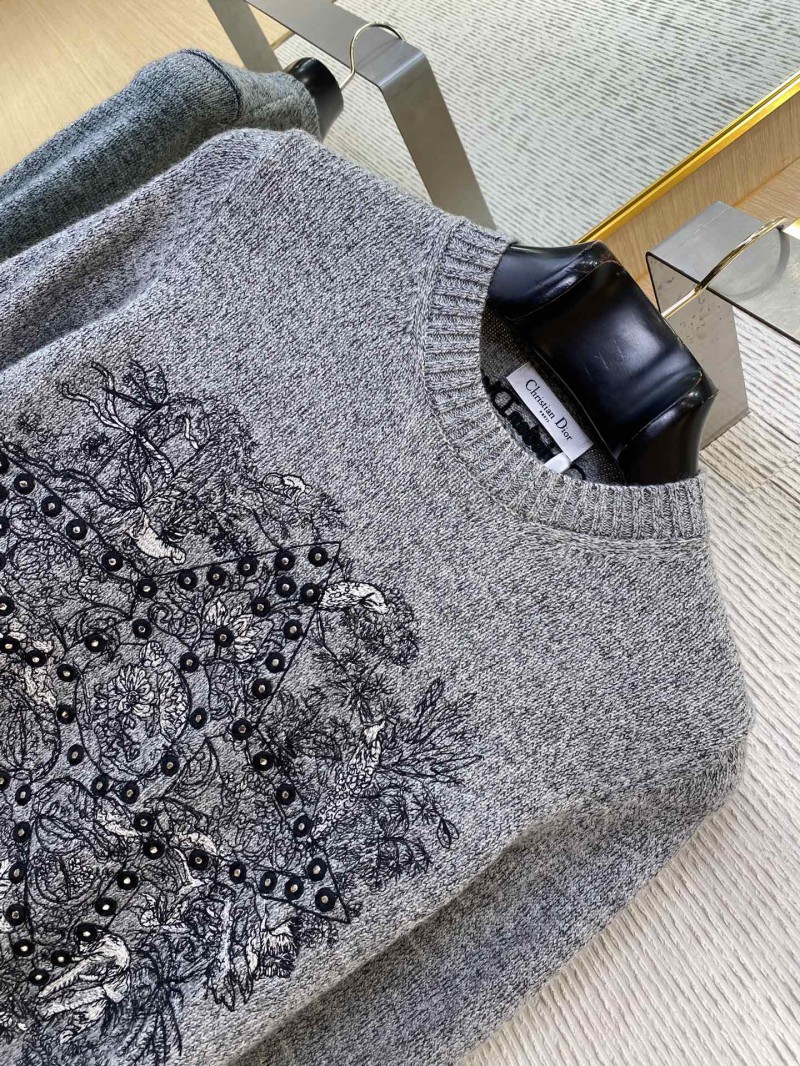 Dior Pentagram studded crew neck jumper 5