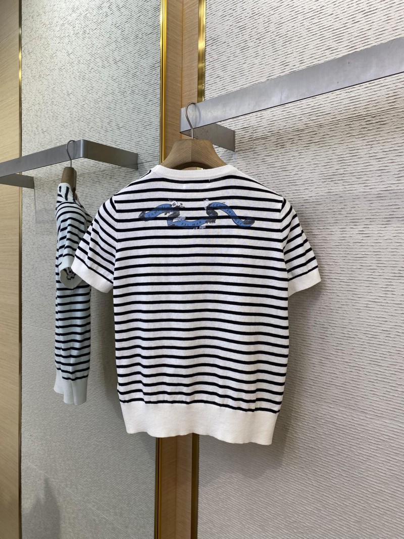 Dior Pentagram Printed Knit Short Sleeve T-Shirt 6