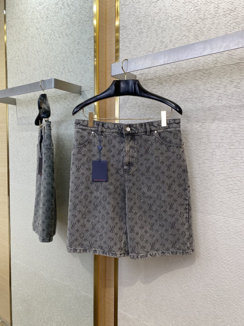 LV washed denim shorts 4