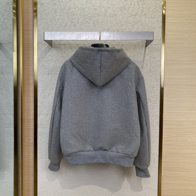 LV Wool Blend Logo Zip outerwear 1