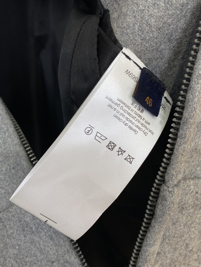 LV Wool Blend Logo Zip outerwear 8