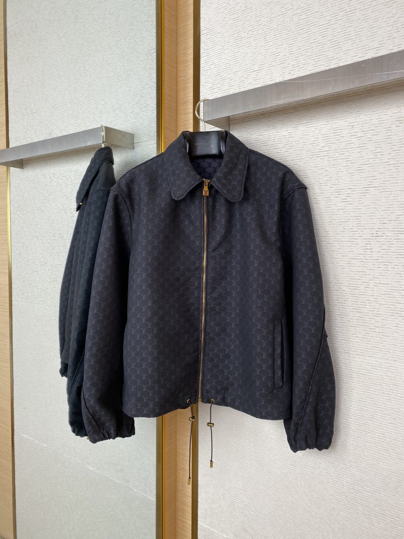 LV Cotton Blend Corseted Jacquard Jacket 4