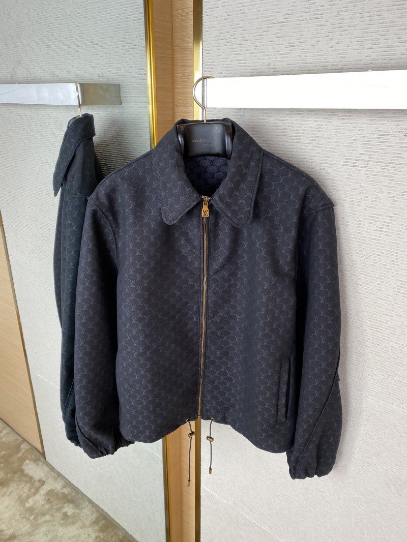 LV Cotton Blend Corseted Jacquard Jacket 6