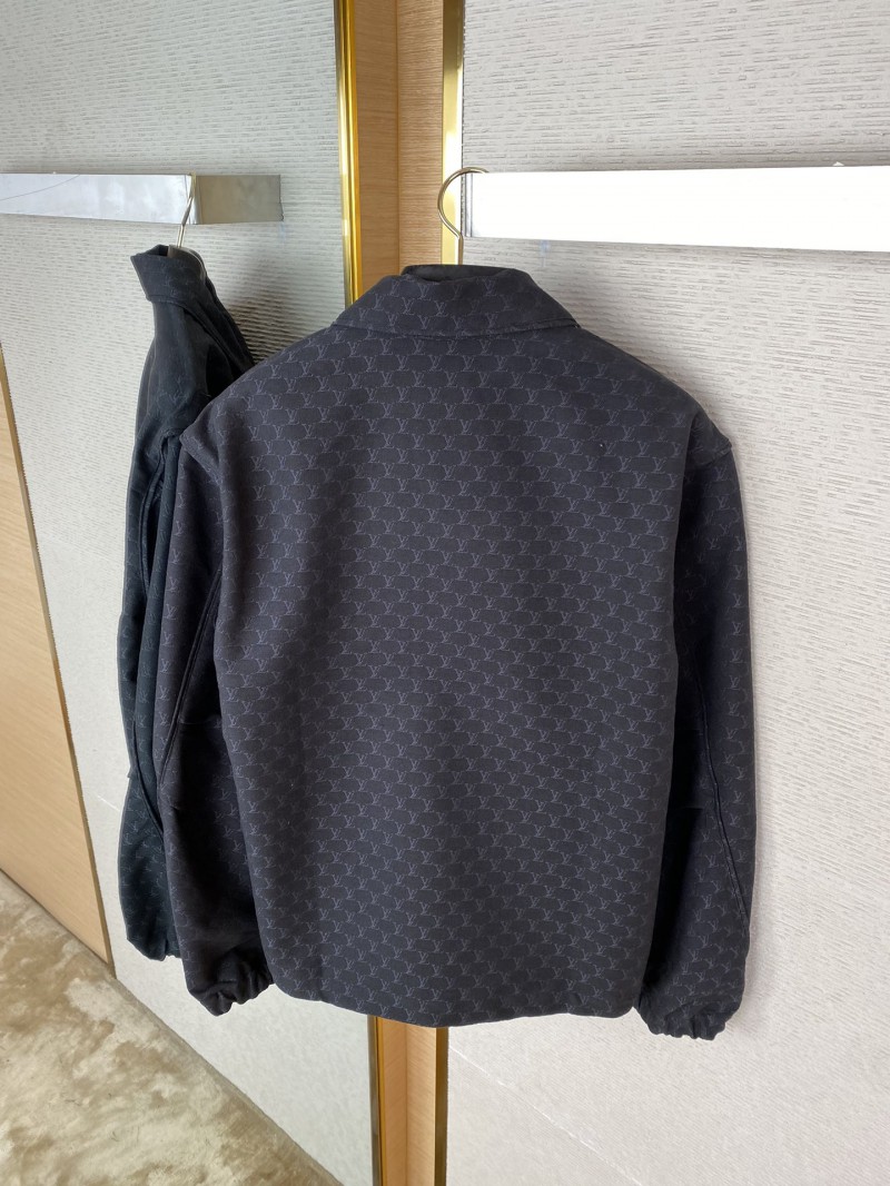 LV Cotton Blend Corseted Jacquard Jacket 7