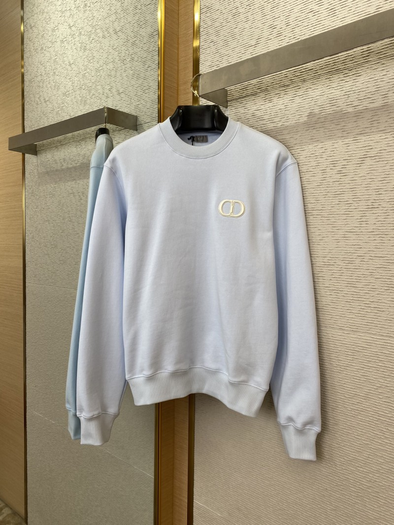 Dior Logo Sweatshirt Sky Blue 4
