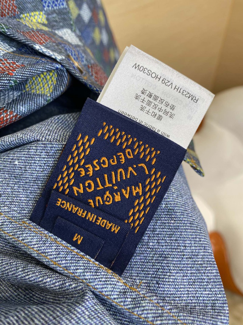 LV Check Lapel Short Sleeve Shirt 8