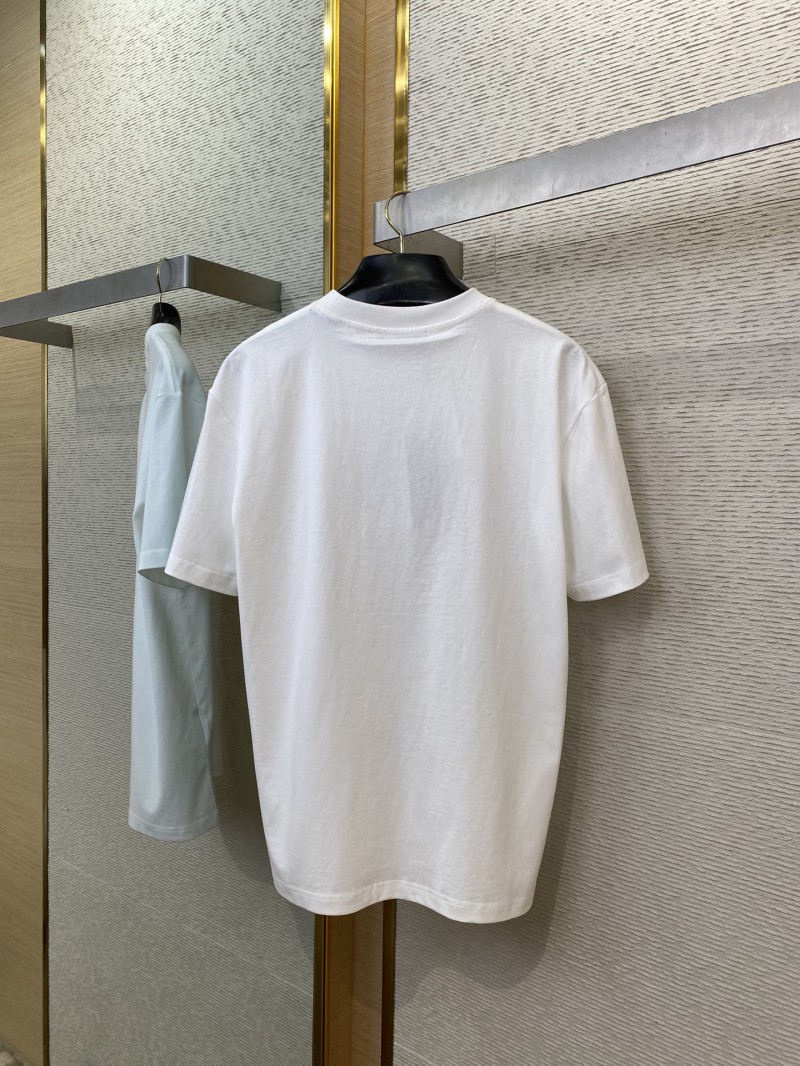 Gucci Monogram Embroidered Printed Short Sleeve T-Shirt White 6
