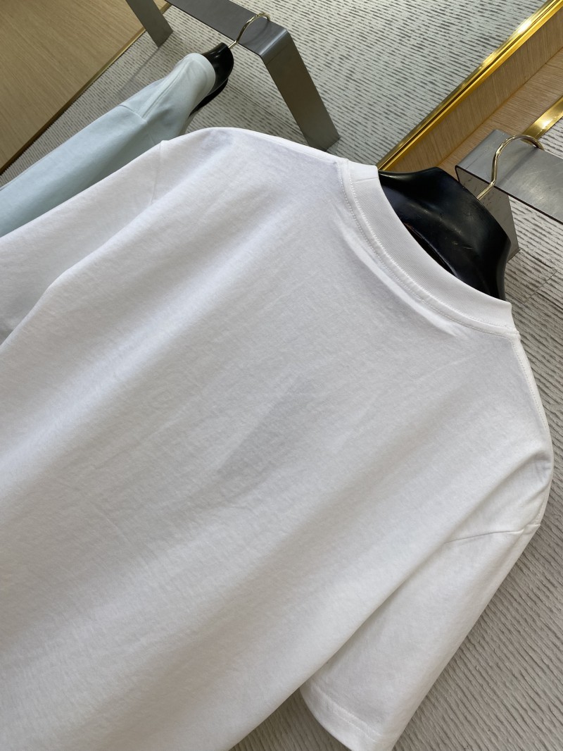 Gucci Monogram Embroidered Printed Short Sleeve T-Shirt White 7
