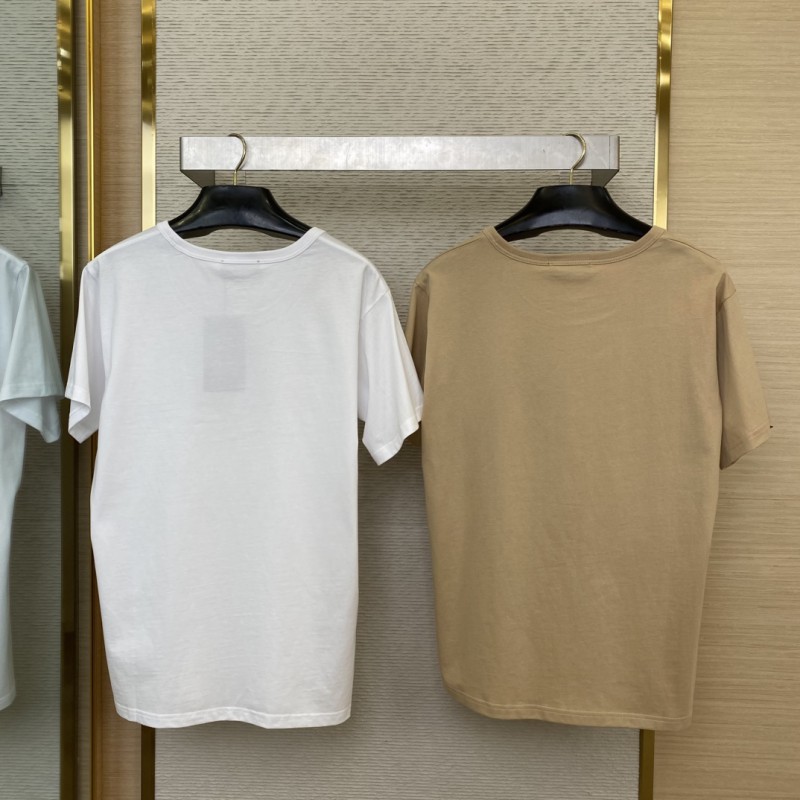 Gucci Heavy Shadow Print Short Sleeve T-Shirt White 1