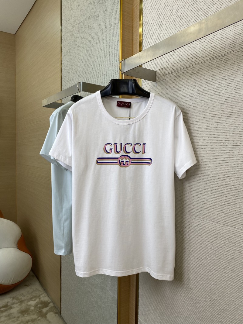 Gucci Heavy Shadow Print Short Sleeve T-Shirt White 4