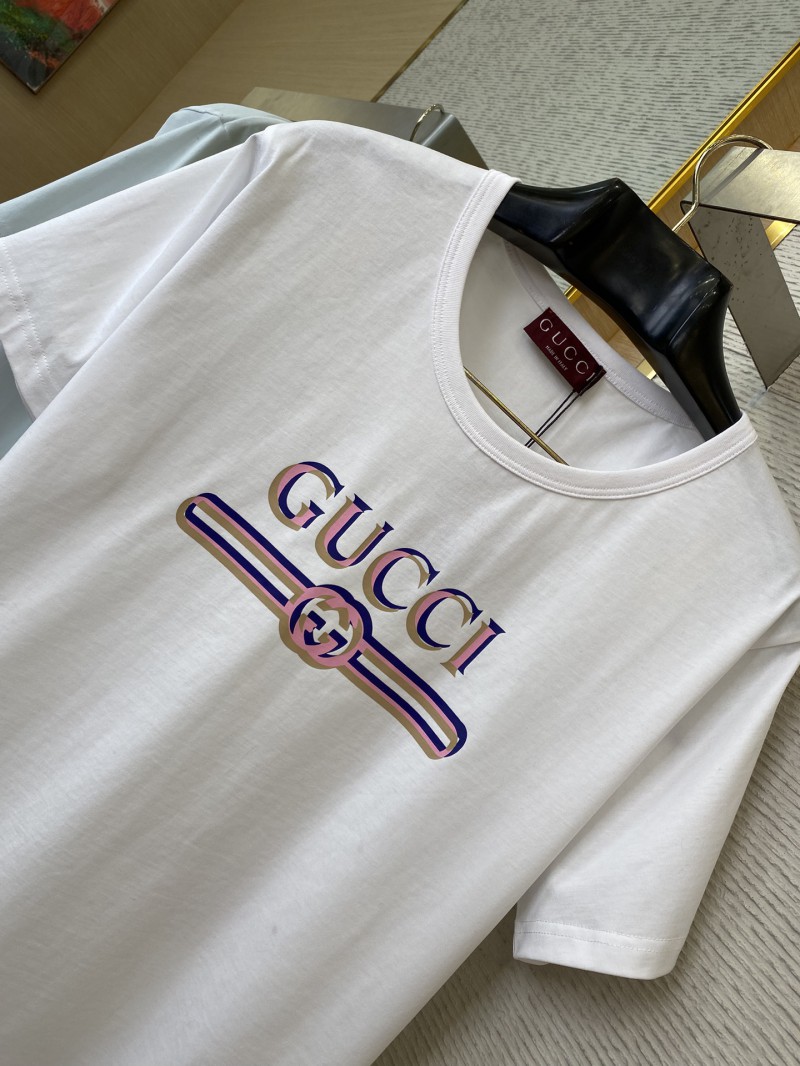 Gucci Heavy Shadow Print Short Sleeve T-Shirt White 5