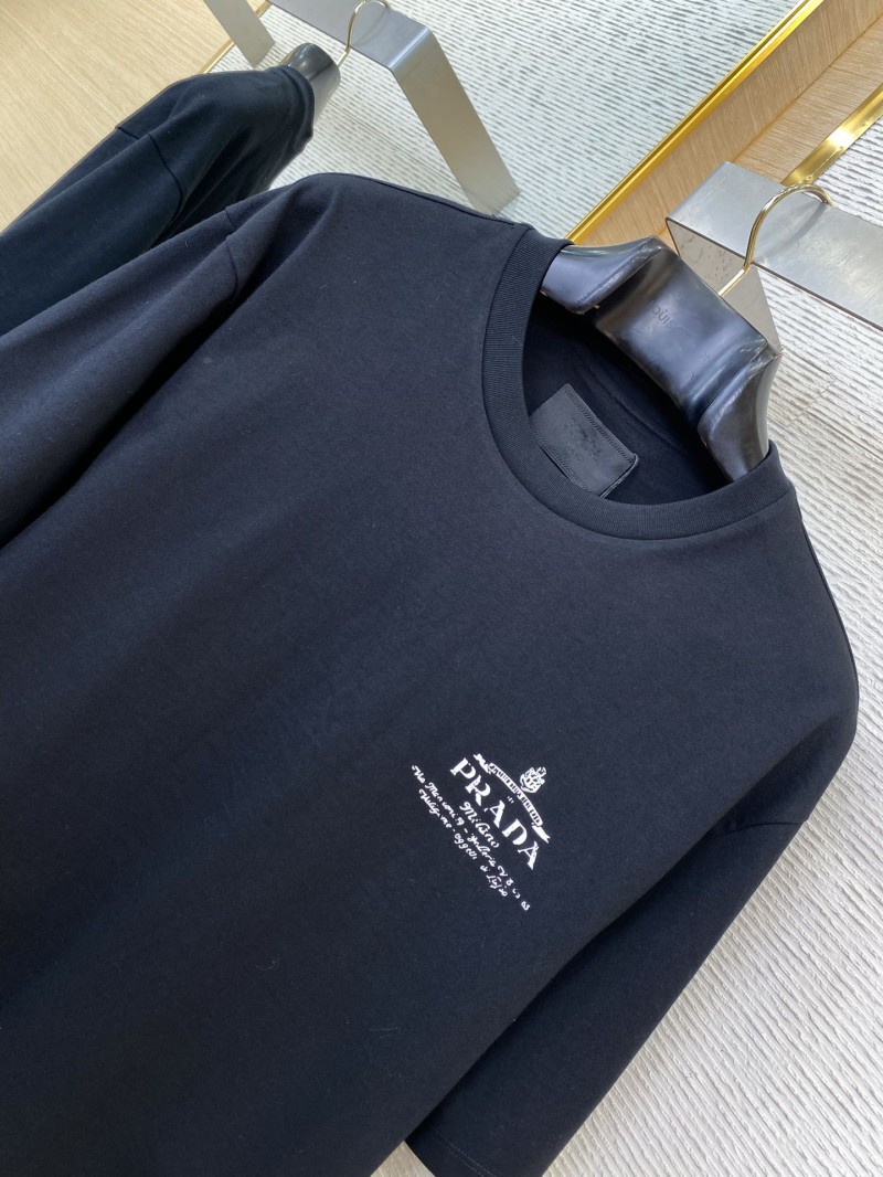 Prada Printed Short Sleeve T-Shirt Black 5