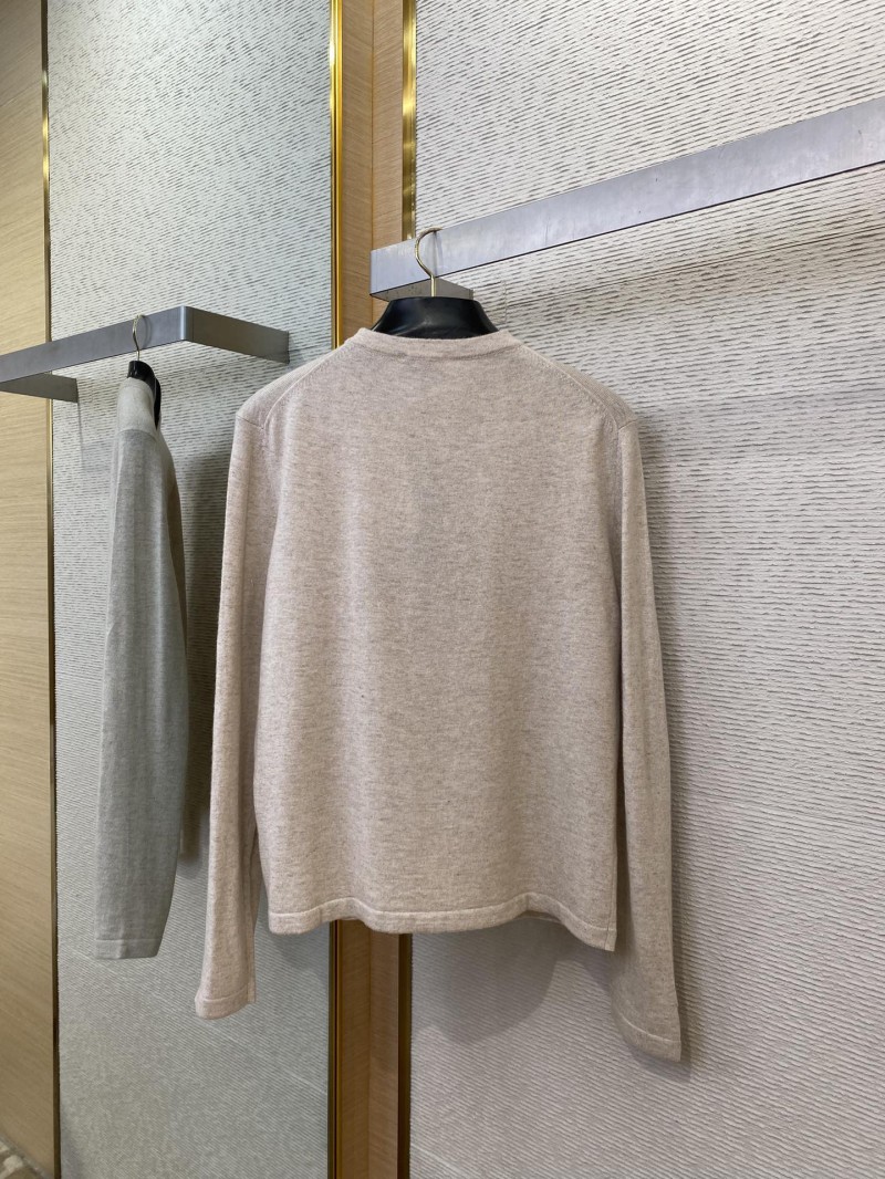 Dior logo embroidered crew neck jumper 6