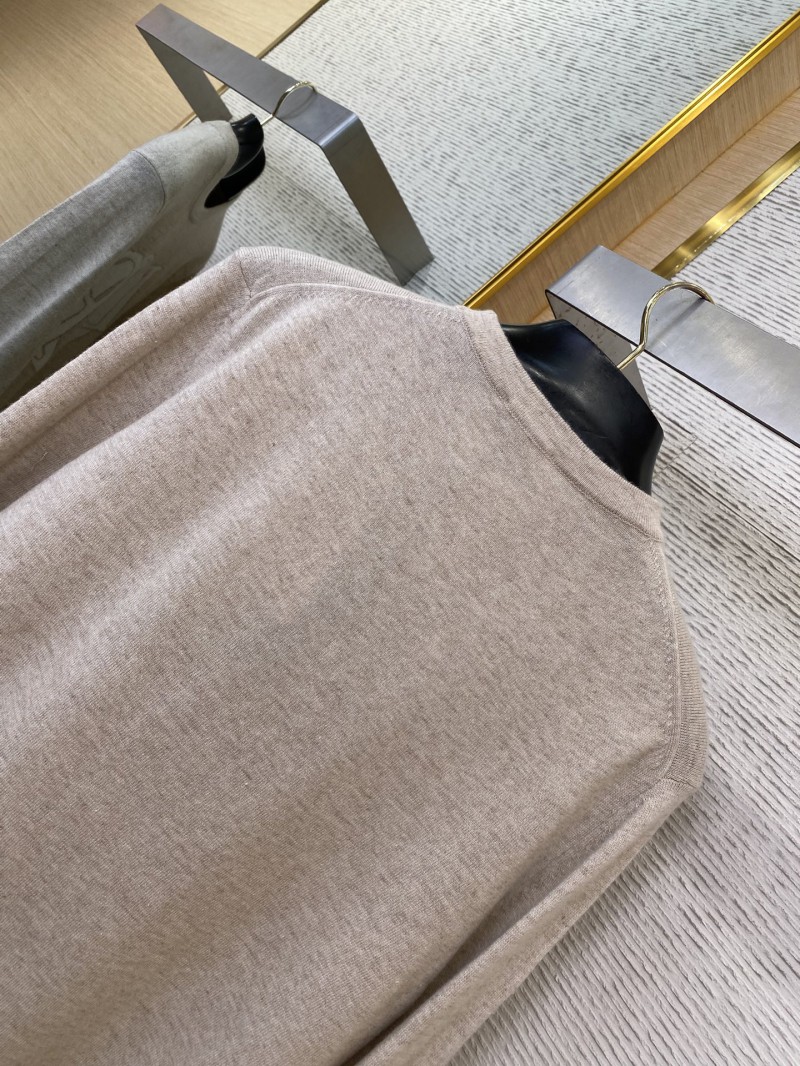 Dior logo embroidered crew neck jumper 7