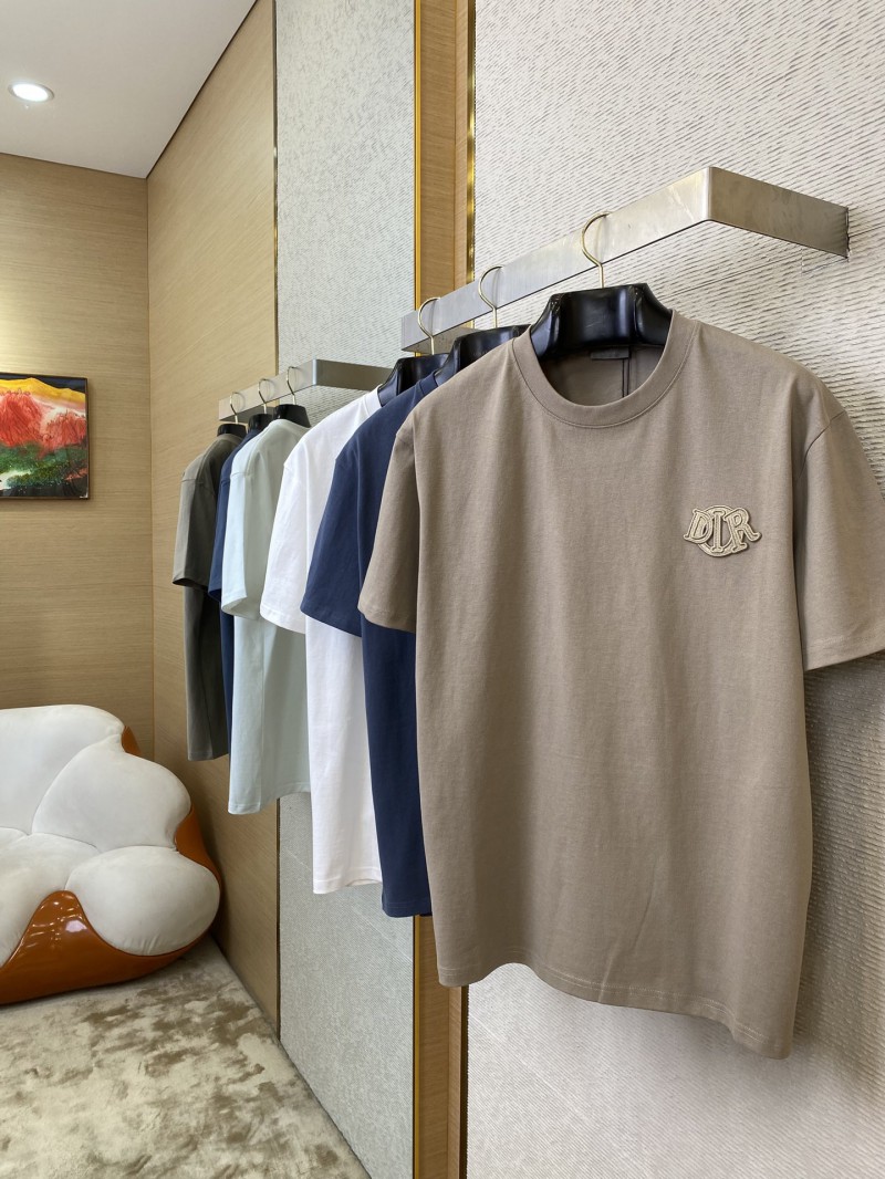 Dior Embroidered Logo Short Sleeve White 2
