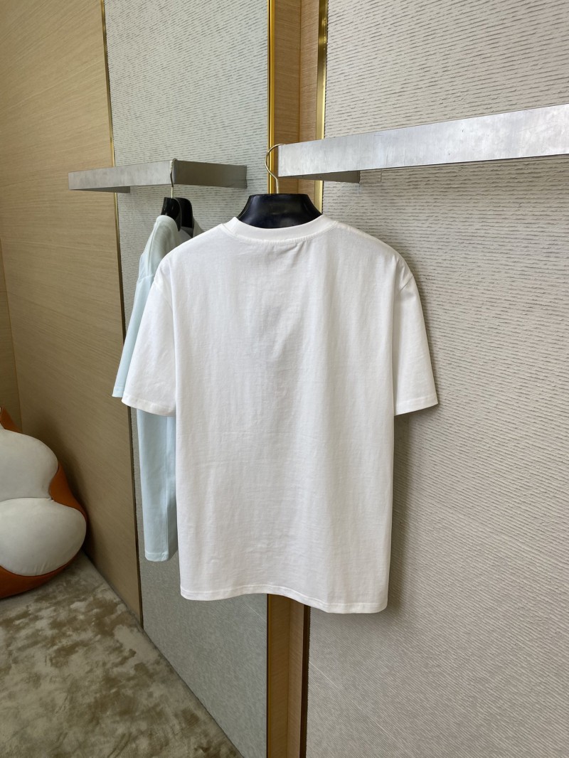 Dior Embroidered Logo Short Sleeve White 7